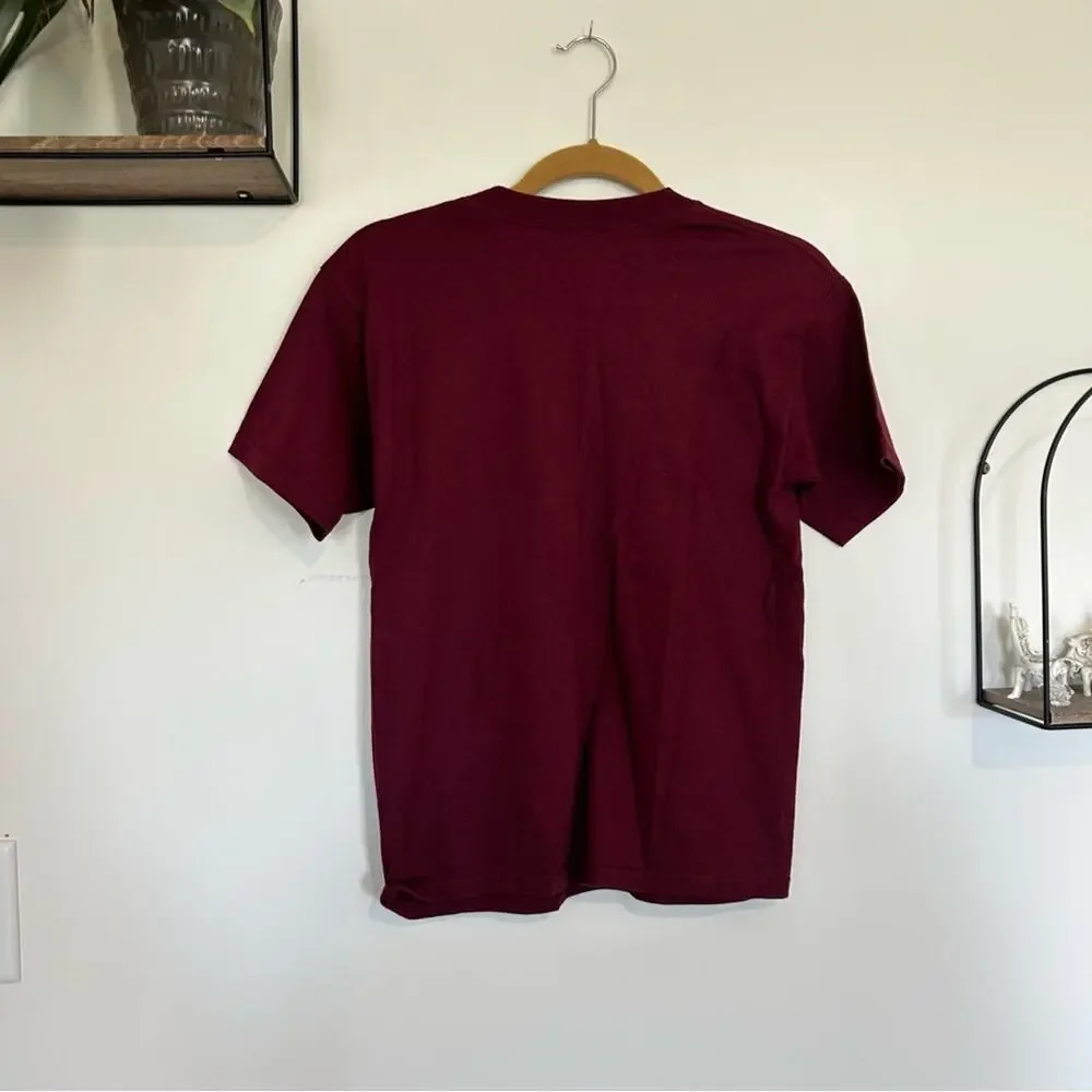NWT Vintage 90’s Walt Disney World Kids Maroon Splash Mountain Short Sleeve Tee